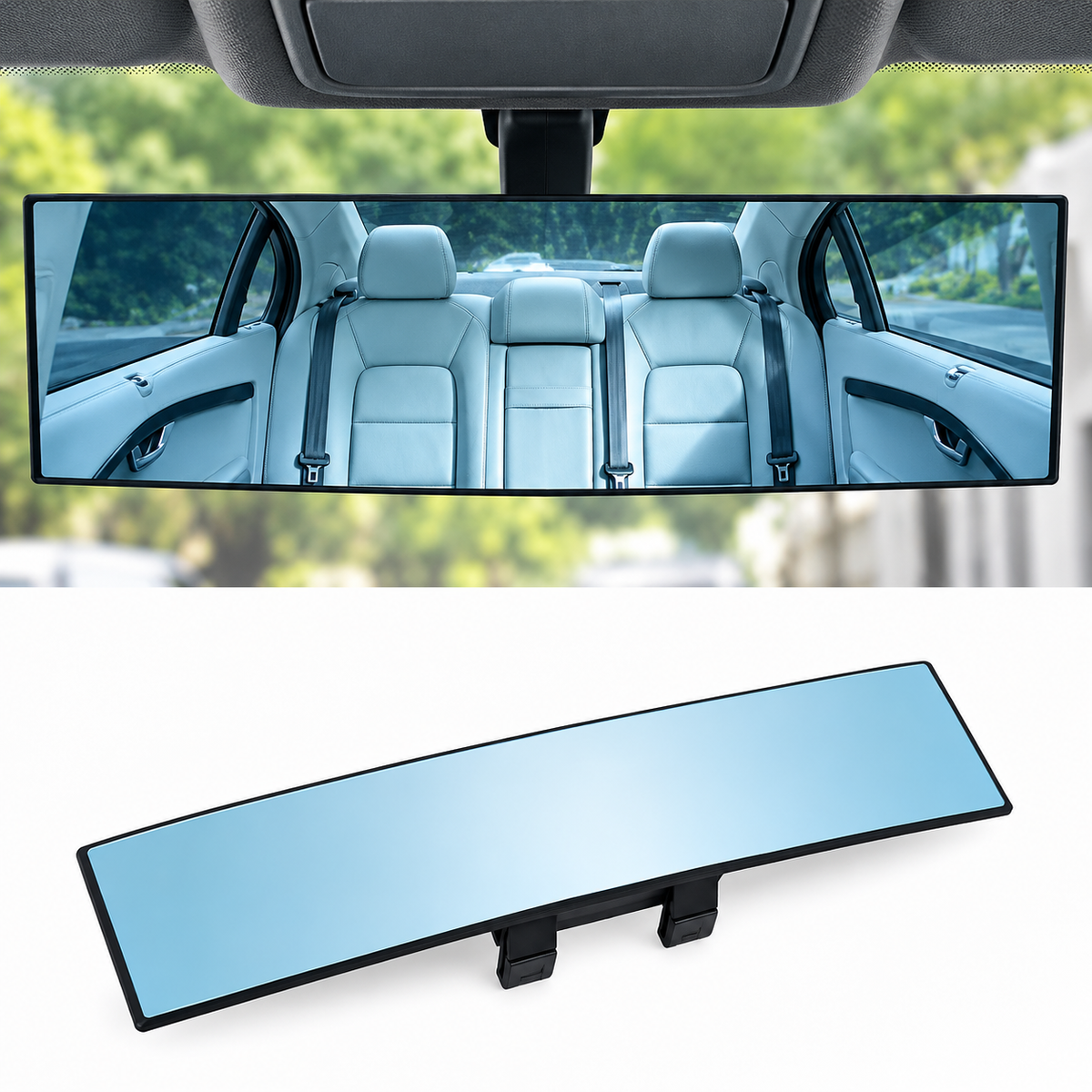 360° Wide Angle HD Blind Spot Mirror for Cars & Bikes – Adjustable Convex Rearview Auxiliary Mirror